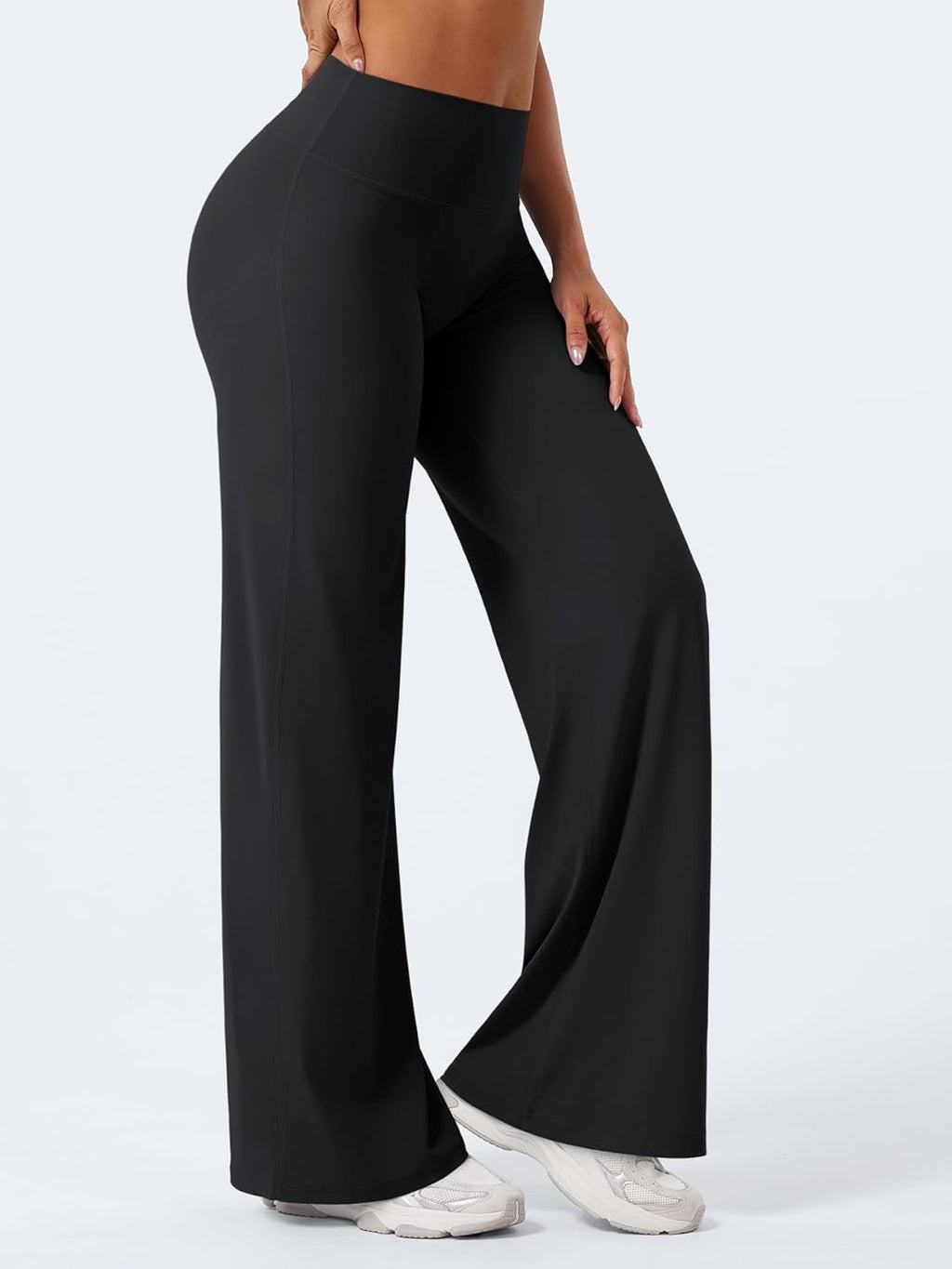 YEOREO High Waist Workout Leggings - No Front Seam, Buttery Soft Yoga Pants | Available in 29" to 35" Sizes