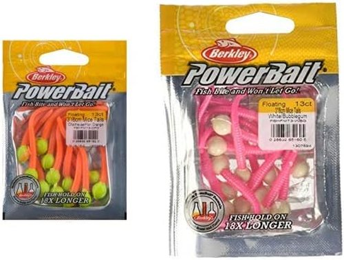 Berkley PowerBait Floating Mice Tails - Premium Fishing Lures for Enhanced Catching Success