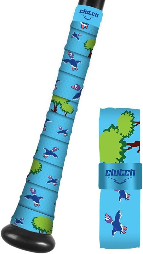 Clutch Sports Apparel All-Weather Bat Grip Tape - 1.1mm Cushioned, Non-Slip Design for Baseball & Softball