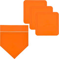 Baseball Softball Base Set - 5-Piece Orange Throw Down Bases with Pitchers Rubber for Teeball & Kickball