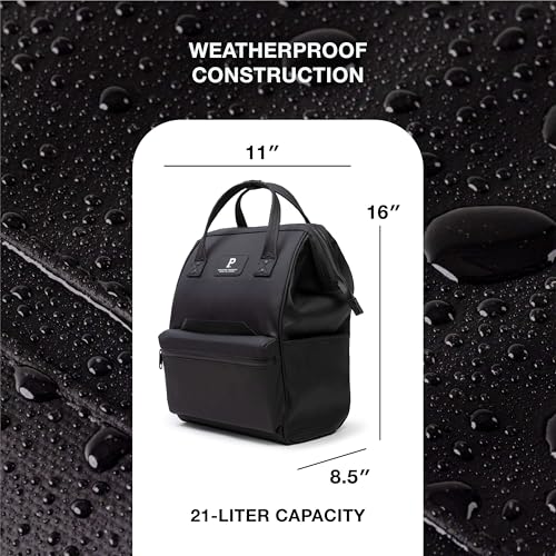 Portland Gear Cascade Backpack 21L Black - Weatherproof Travel & Daily Use