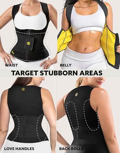 Women’s Black Small Hot Shapers Waist Cincher & Trainer Body Shaping Shapewear