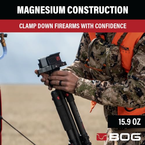 Ultralite Deathgrip Head Tripod Conversion Clamp for Shooting & Hunting Rifles