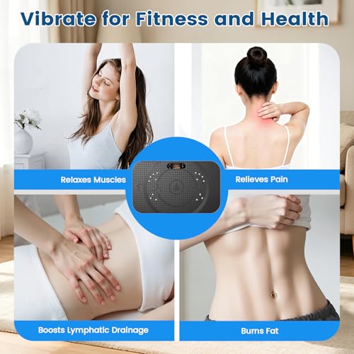 Bigger PowerFuel Large Vibration Plate Exercise Machine for Lymphatic Drainage