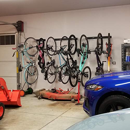 X-Large StoreYourBoard Virginia Bike Co BLAT 8 Bike Wall Mount Rack Heavy Duty Steel