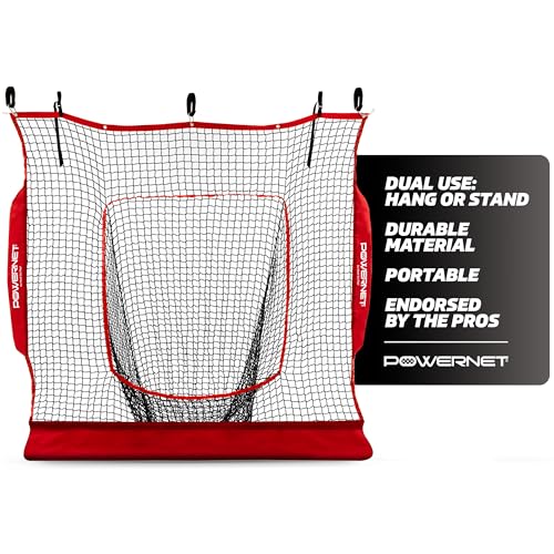 7x7 Baseball & Softball Practice Hanging Net for Hitting and Pitching