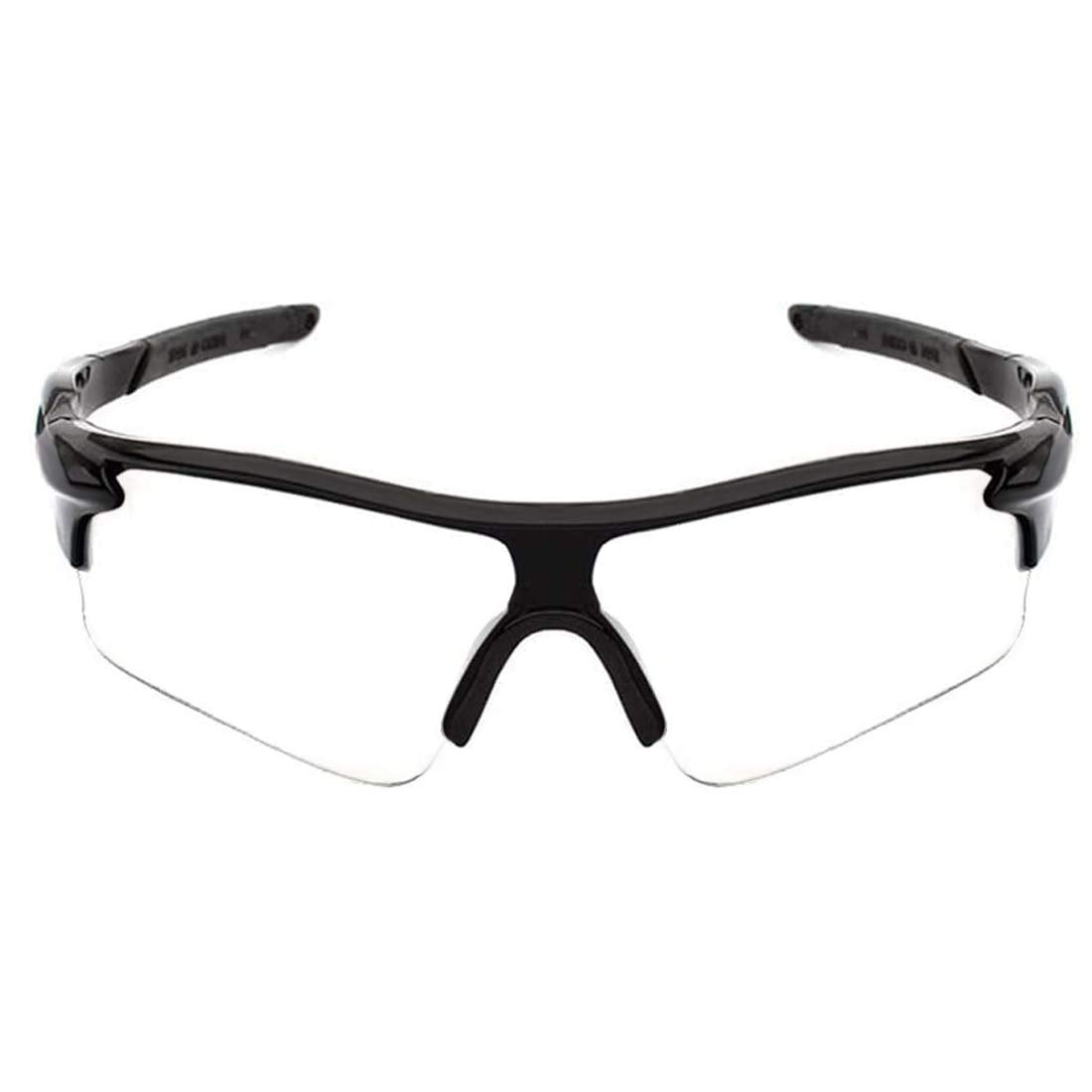 Outdoor Sports Athlete's Sunglasses for Cycling Fishing Golf,100% UV Protection (Clear)