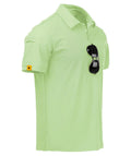 ZITY Mens Polo Shirt Short Sleeve Sports Tactical T-Shirt Athletic Golf Polos Daily Casual Stylish Collared Shirts for Men Light Green XX-Large