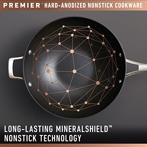 Calphalon Premier Hard-Anodized Nonstick Sauce Pan with Lid 3.5 Quart