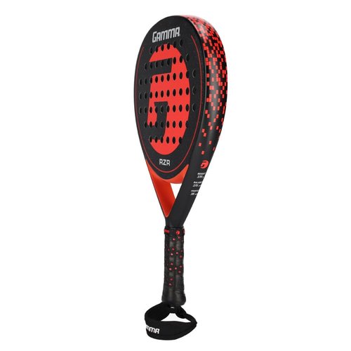 Gamma RZR Padel Racket – Teardrop Shape for Power & Control, Microbead Texture for Precision & Spin, Lightweight, Durable Racquet for Beginner to Intermediate Players