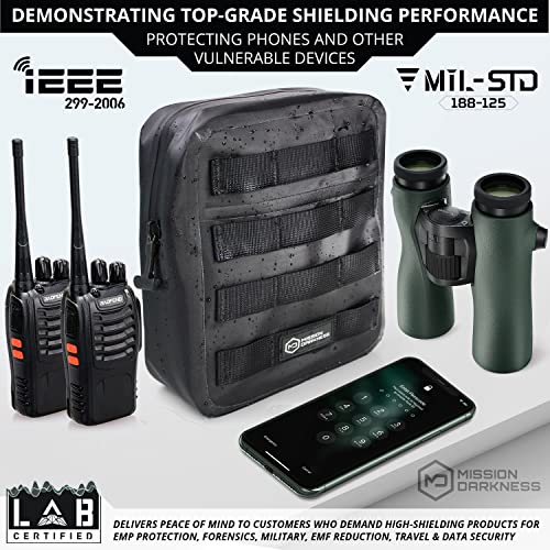Waterproof Faraday Pouch for Electronics - MOLLE Compatible Signal Blocker