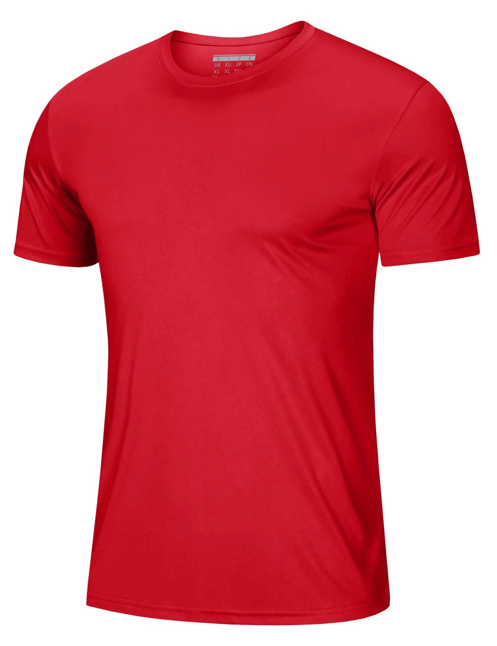 Athletic T-Shirts for Men Soccer Shirts Quick Dry Top Tee Rash Guards Running Shirt Dry Fit Lightweight Sun Shirts Gym Active T-Shirt