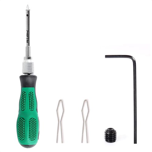 KIEVODE Bike Nipple Driver Tool for Wheel Spoke Lacing and Building - Screwdriver with Comfort Grip Handle for MTB, Road, or Mountain Bicycle