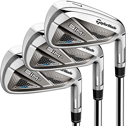 TaylorMade SIM2 Max Golf Clubs Men Right Steel 5-PW, AW Irons