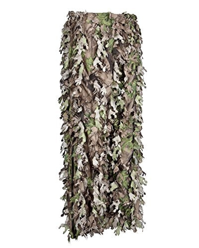 North Mountain Gear Woodland Green Ghillie Suit XL with 3D Leaves Zippers & Pockets