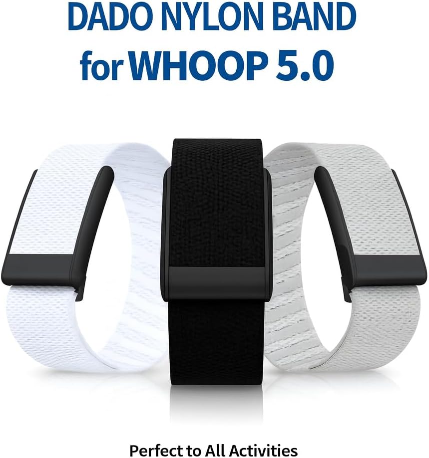 WHOOP Nylon Soft Band - Adjustable, Durable & Secure Fit Strap for WHOOP 5.0, One, Peak & Life