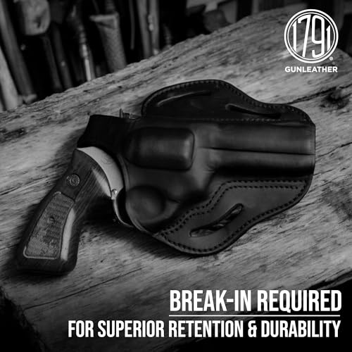 1791 Gunleather K-Frame Thumbreak Revolver Holster - Durable Classic Brown, Right Hand OWB CCW