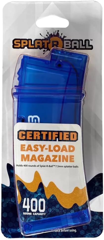 Splat-R-Ball 400 Round Spare Magazine - Blue | High-Capacity Ammo for Ultimate Fun
