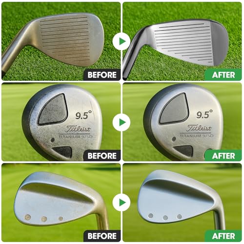 Golf Club Polish & Cleaner Kit - Rust, Scratch Remover & Shine