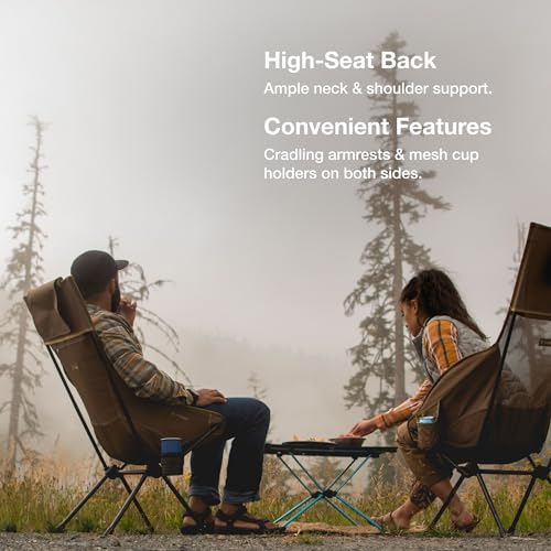 Helinox Savanna High-Back Collapsible Camping Chair - Black