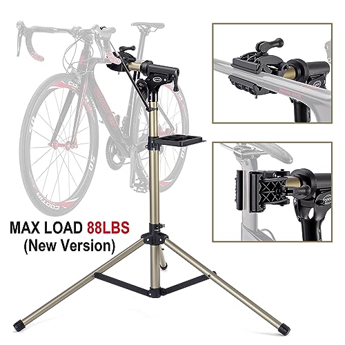 CXWXC Bike Repair Stand 88lbs - Portable Bicycle Maintenance Workstand