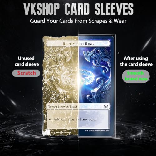 600 Clear Card Sleeves 66x91mm Premium Plastic Protectors for Trading Cards - Variation: 600 Clear / 66x91mm
