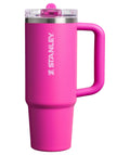 STANLEY Quencher ProTour Flip Straw Tumbler with Leakproof Lid 30 oz | Built-in Straw and Handle | Cup Holder Compatible for Travel | insulated Stainless Steel Cup | BPA-Free | Violet Blossom
