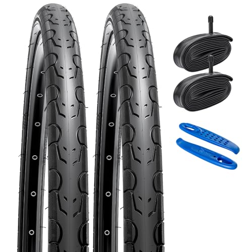 2-Piece 26-Inch Bike Tires 26x1.50 Urban Replacement Tires - Black01