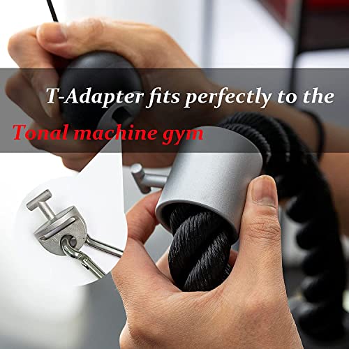 Stainless Steel T Lock Adapter for Tonal Gym Equipment - 1 Pair