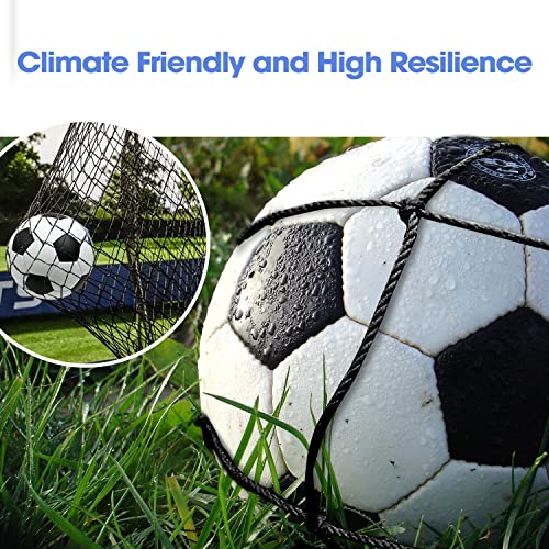 Amazgolf 10X30ft Soccer Goal Net - Heavy Duty Nylon Barrier & Backstop for Sports Practice