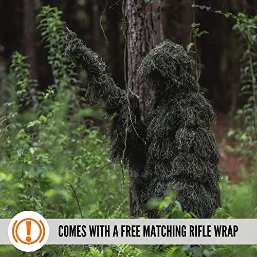 Arcturus Ghost Ghillie Suit XL Woodland Camo Sniper Hunting & Airsoft