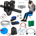 OLenyer 100FT Backyard Zipline Kit for Kids & Adults - Safe & Durable