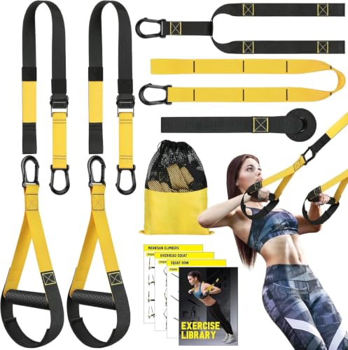 Home Resistance Training Kit with Bands Handles Door Anchor for Full Body Workout