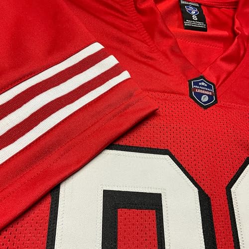 Unisex Red Jerry Rice Jersey with Drop Shadow San Francisco Medium Size
