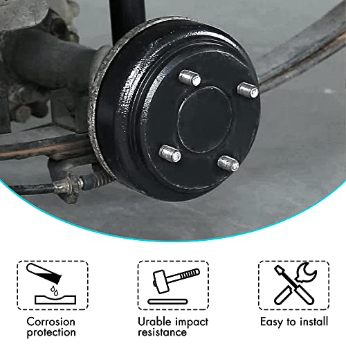 Golf Cart Rear Brake Drums for Club Car DS & Precedent 1995-up 2 Pack