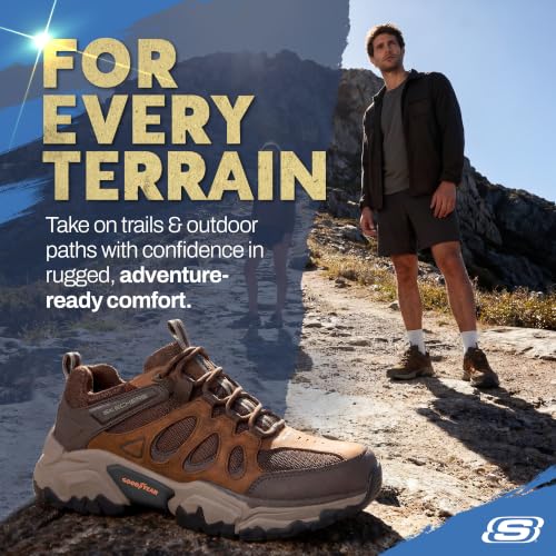 Skechers Men's Terraform Selvin Boot CDB Dark Brown 10.5XW Variation
