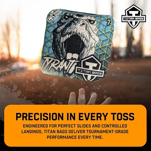 WGC Titan Bags Tyrant ACL Cornhole Bags Geo Set of 4 Speed 5/7 - Professional Regulation