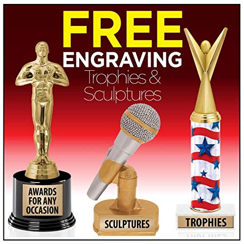 Personalized Gold Achievement Trophy - 8.5 Inch Award for Recognition & Excellence