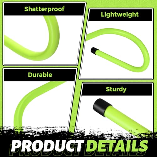 Mini Agility Training Hurdles Set - 18 Pack for Speed & Footwork Drills - Green