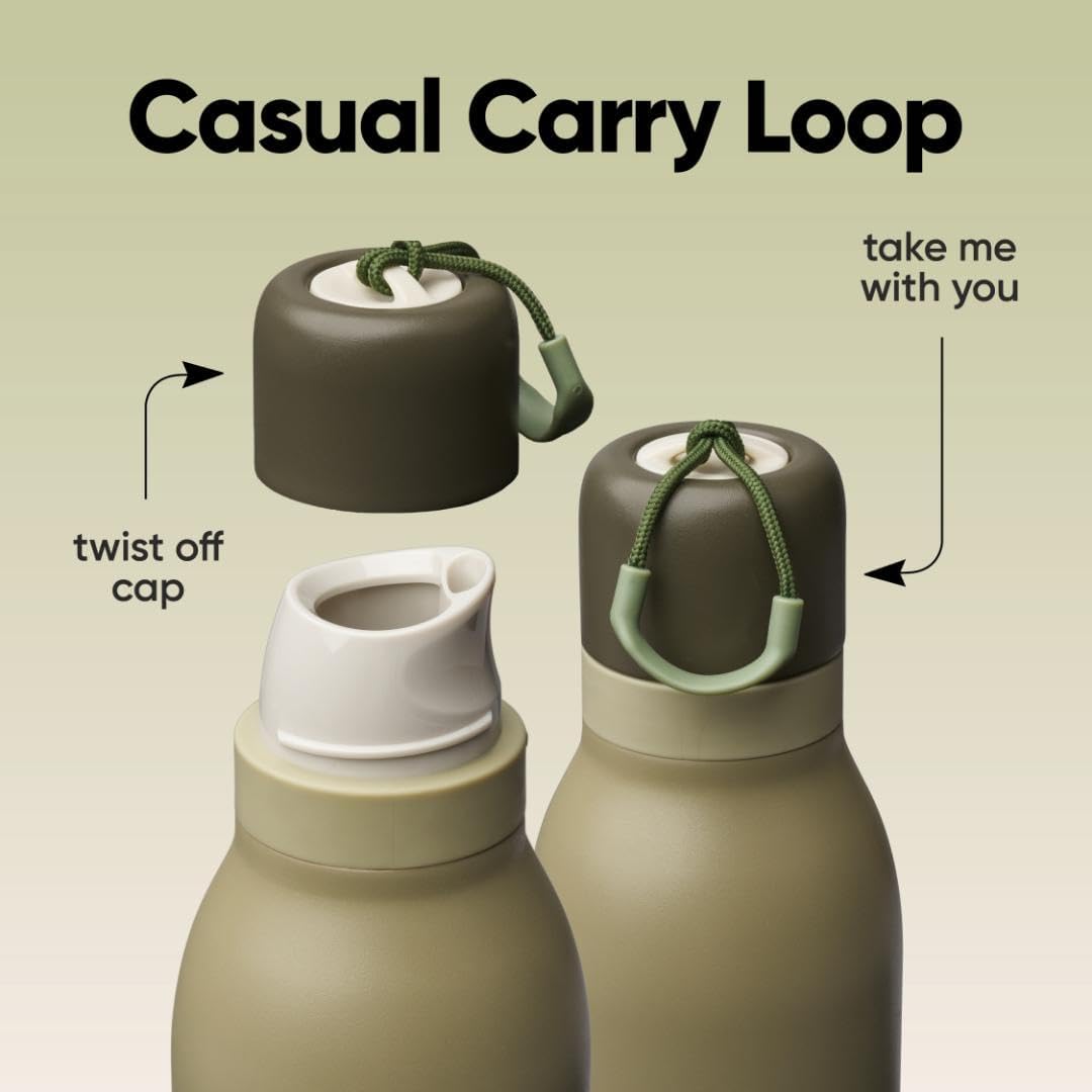 Owala FreeSip Twist Insulated Stainless Steel Water Bottle - BPA-Free, 24 oz, Perfect for Sports & Travel