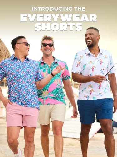 X-Small Water-Resistant Men’s Shorts - Khakinators Casual 6in Inseam Elastic Waist