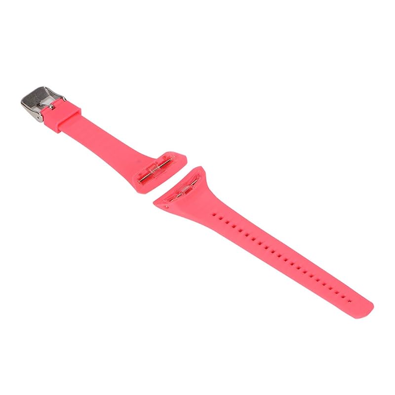 Watch Band for Polar FT4/FT7 – Adjustable Silicone Replacement Strap, Blue+Pink Variation
