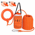 Water Rescue Throw Bag with 70 Ft Rope, 2 Emergency Whistles, High Visibility