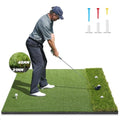 Ywitio 5' x 4' Premium Dual-Turf Golf Hitting Mat with Thickened Base, Indoor & Outdoor Practice