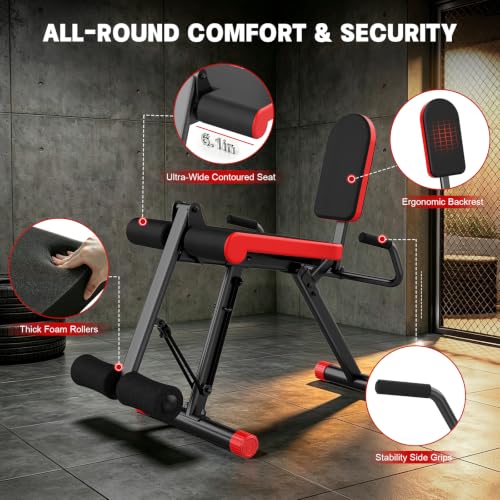 Seated Leg Extension Machine for Home Gym - Quadriceps & Thigh Workout Equipment