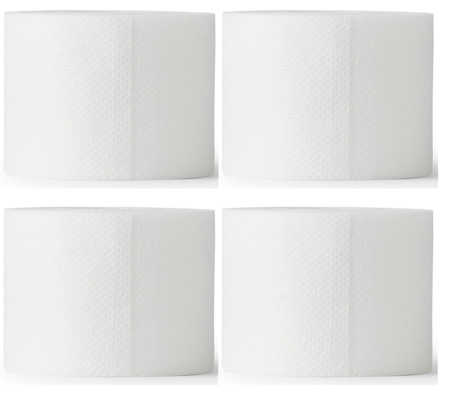 Premium Soft Cloth Easy to Tear Adhesive Tape 2 inch x 10 Yards for First Aid, Breathable Cloth Surgical Tape (Pack of 4)