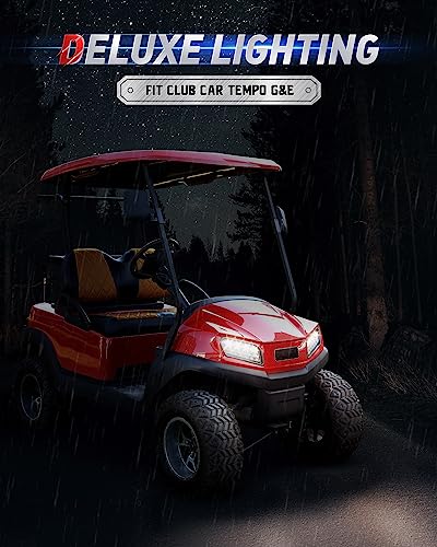 Golf Cart LED Headlight and Taillight Kit for Club Car Tempo