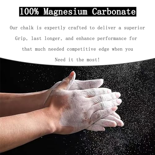 2 Bags Gymnastics Chalk Ball for Climbing and Weightlifting - 3oz×2 (6oz Total) - Hand Chalk for Rock Climbing, Gym, Fitness