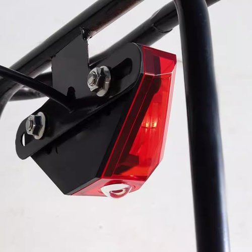 Kuuleyn 6-80v Universal Electric Bike Rear Tail Safety Light,Bike Tail Light,Scooter Lights Scooter Warning Brake Plastic Lamp for Night Riding Cycling Diy Accessory