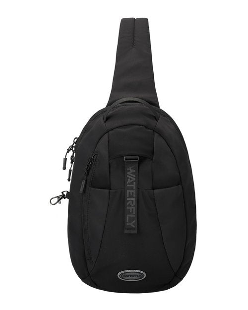 WATERFLY Small Crossbody Sling Backpack: RFID Blocking Anti Theft Sling Bag Travel Daypack Man Woman